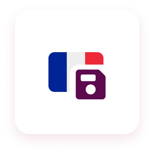gesicherte daten in frankreich