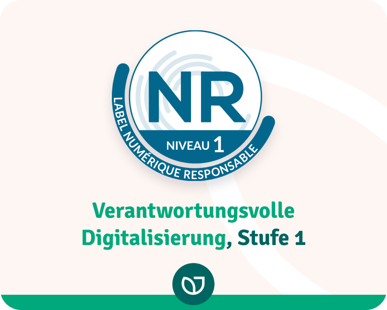 webmecanik officiellement labellisée Numérique responsable de niveau 1