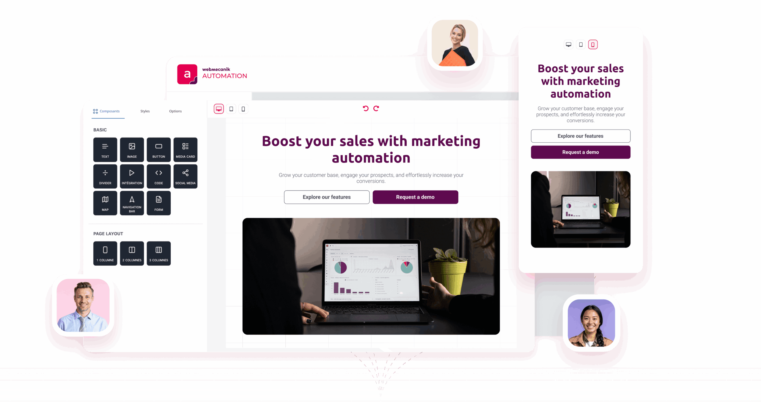 Landing page